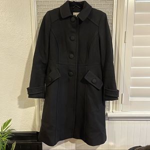 EUC Boden Wool Blend Coat in Black